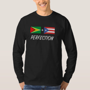 Camiseta Bandera guyanesa puertorriqueña Guyana Puerto Rico