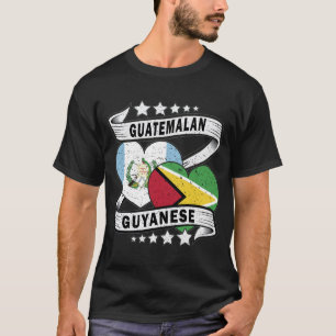 Camiseta Bandera Guyanesa Y Guatemelteca