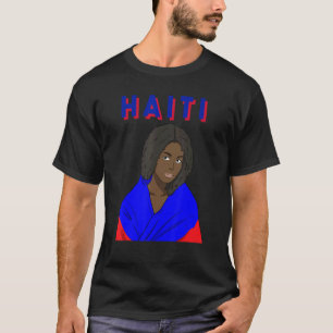 Camiseta Bandera haitiana de amor Orgullosa Princesa Chica