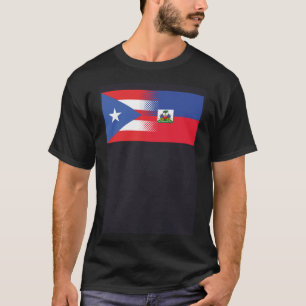 Camiseta Bandera haitiana de Puerto Rico Haití