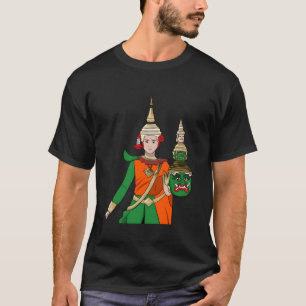 Camiseta Bandera hanu del camboyano camboyano Reamker