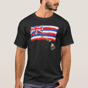 Camiseta Bandera Hawái de las Islas Hawái