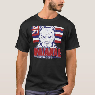 Camiseta Bandera hawaiana fuerte de Waianae, Hawaii 96792