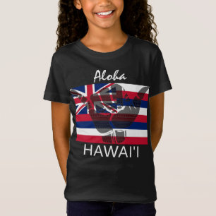 CAMISETA BANDERA HAWAII BG TRIBAL SHAKA (HANG LOOSE)