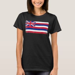 Camiseta Bandera Hawaii Isla Oficial Hawái Hombres Camisas 