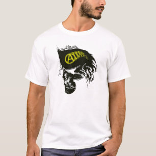 Camiseta Bandera hecha andrajos capitalista de Anarcho con