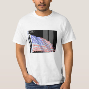 Camiseta Bandera hecha fragmentos