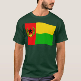 Camiseta Bandera histórica de Cabo Verde ondeada
