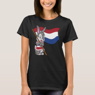 Camiseta Bandera holandesa de conejo