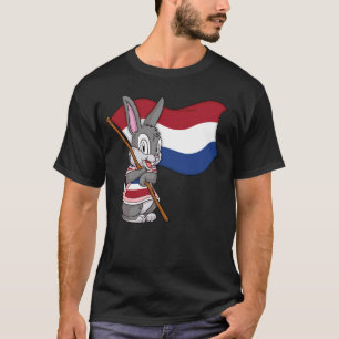 Camiseta Bandera holandesa de conejo