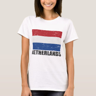 Camiseta Bandera holandesa del vintage