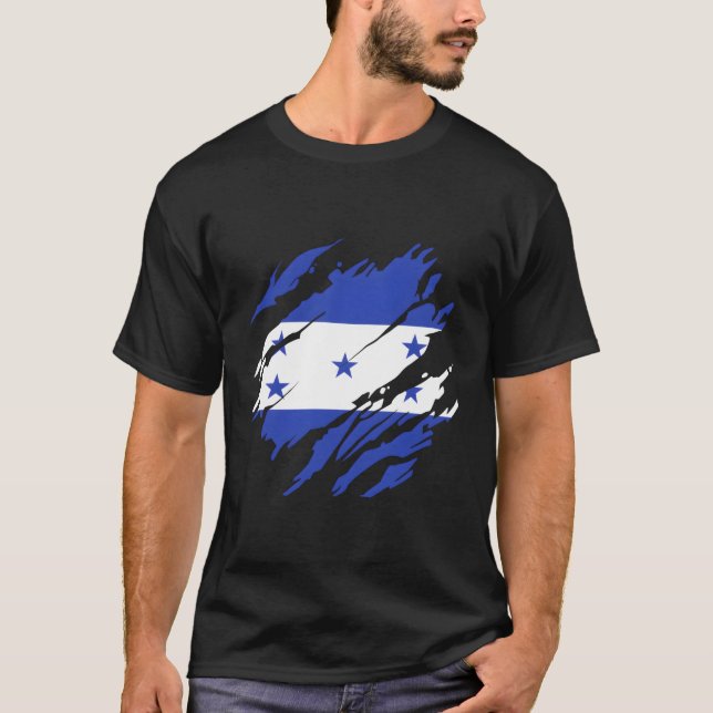 Camiseta Bandera hondureña (Anverso)