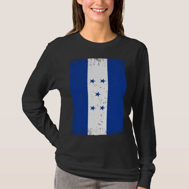 Camiseta Bandera hondureña Honduras (Anverso)