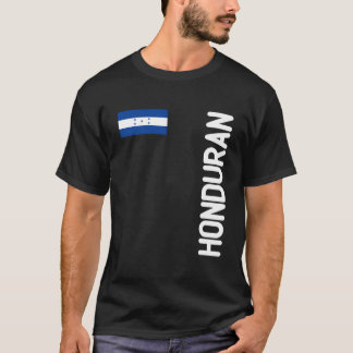 Camiseta Bandera Hondureña Y Raíces De Honduras