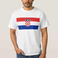 Bandera hora Hrvatska de Croacia