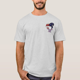 Camiseta Bandera horse1, logotipo azul