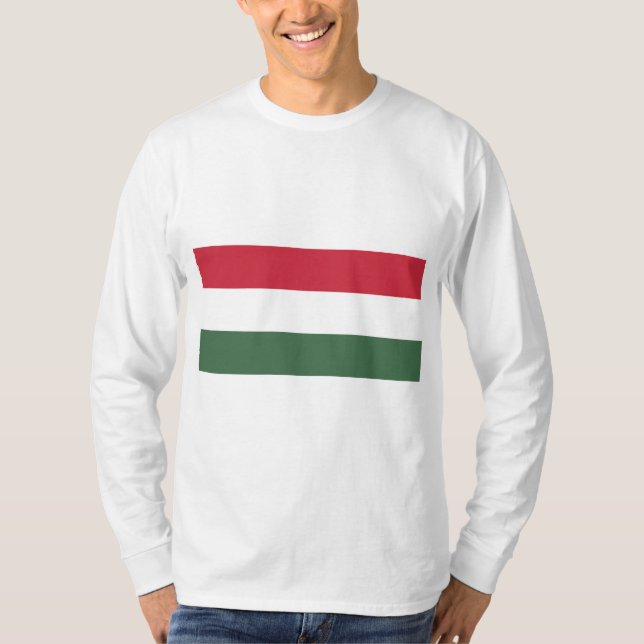 Camiseta Bandera húngara (Anverso)