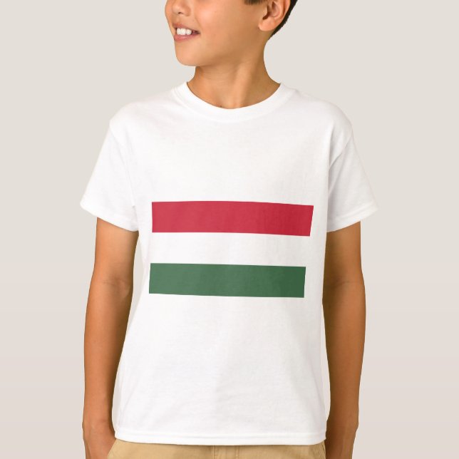 Camiseta Bandera húngara (Anverso)