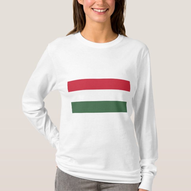 Camiseta Bandera húngara (Anverso)