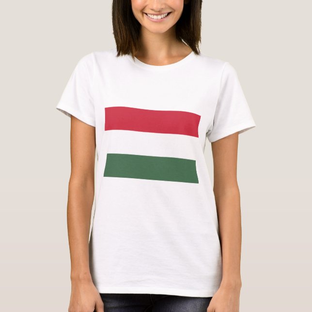 Camiseta Bandera húngara (Anverso)