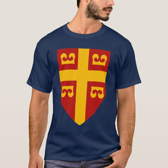 Camiseta Bandera imperial bizantina (Anverso)