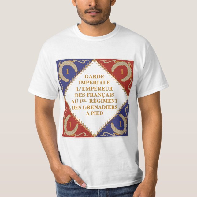 Camiseta Bandera imperial del guardia (Anverso)