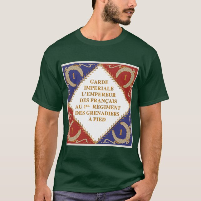 Camiseta Bandera imperial del guardia (Anverso)