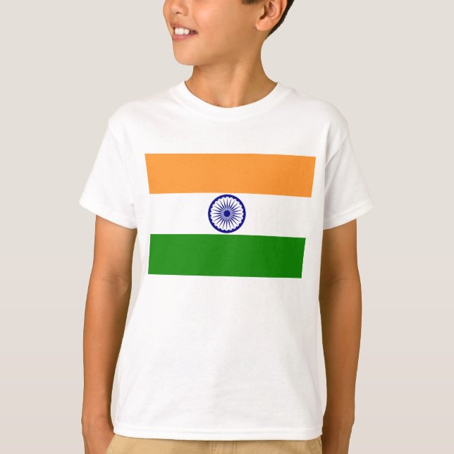 Camiseta Bandera india (Anverso)
