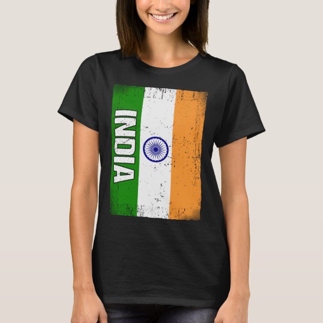 Camiseta Bandera india (Anverso)