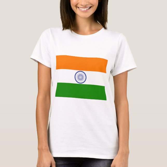 Camiseta Bandera india (Anverso)