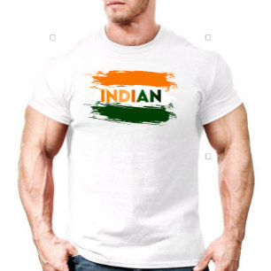 Camiseta Bandera india