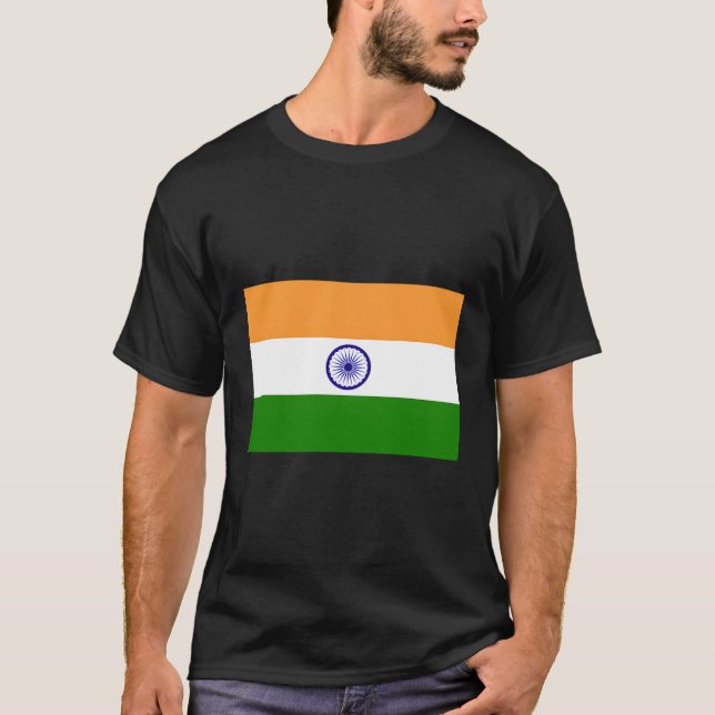 Camiseta Bandera India (Anverso)