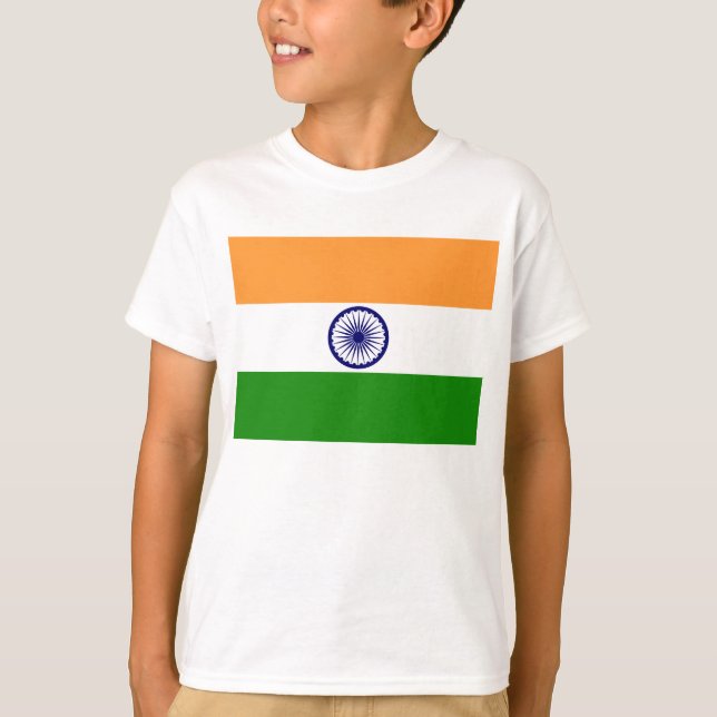 Camiseta Bandera india (Anverso)