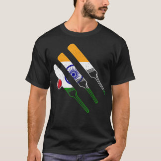 Camiseta Bandera india de críquet para un jugador de críque
