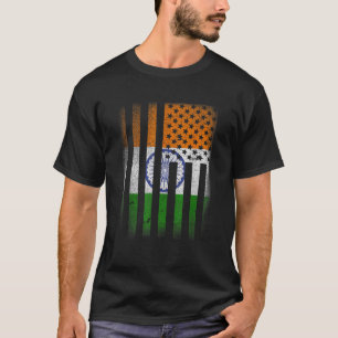Camiseta Bandera india estadounidense India Usa Orgullo Amé