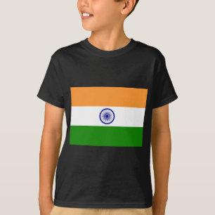 Camiseta Bandera india - Imagen de alta calidad
