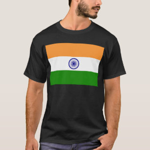 Camiseta Bandera india - Imagen de alta calidad