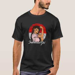 Camiseta Bandera indonesia Indonesia Chica indonesio
