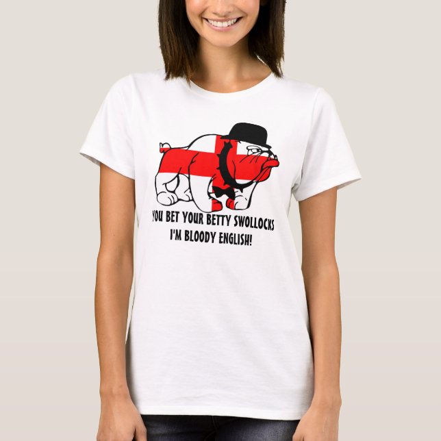 Camiseta Bandera inglesa del argot rival (Anverso)