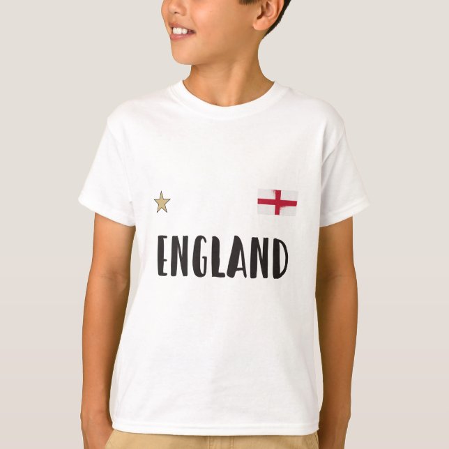 Camiseta Bandera inglesa del hincha de fútbol de Inglaterra (Anverso)