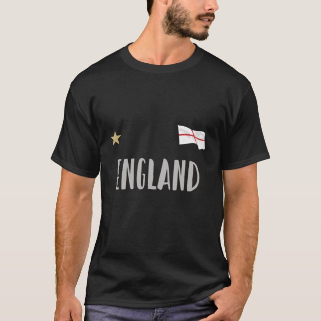 Camiseta Bandera inglesa del hincha de fútbol de Inglaterra (Anverso)