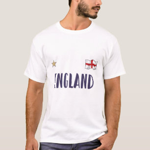Camiseta Bandera inglesa del hincha de fútbol de Inglaterra