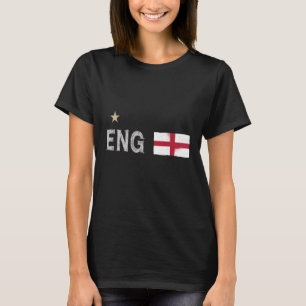 Camiseta Bandera inglesa del hincha de fútbol de Inglaterra
