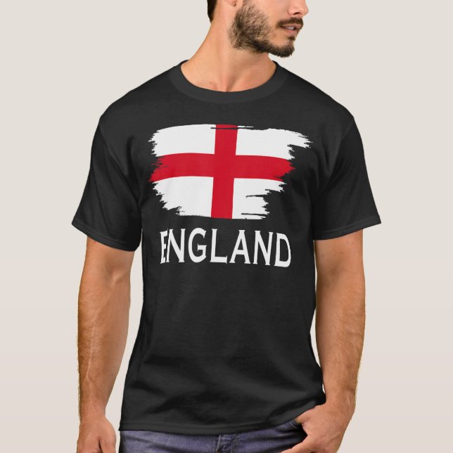 Camiseta Bandera inglesa del país de Inglaterra para hombre (Anverso)