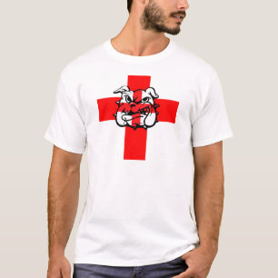 Camiseta Bandera inglesa patriótica del inglés del bulldo