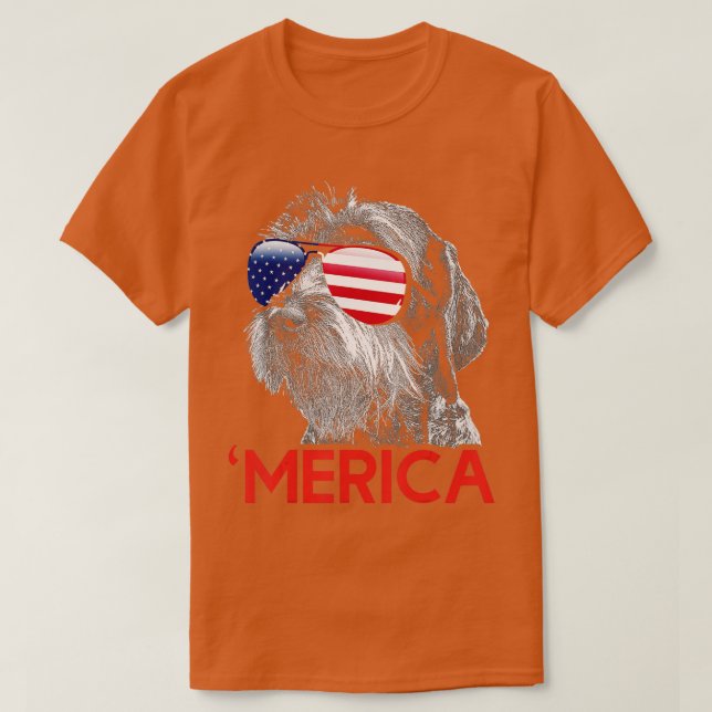 Camiseta Bandera interamericana con cable alemana de Merica (Diseño del anverso)