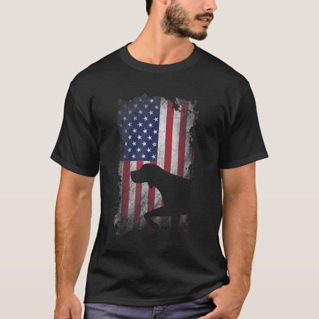 Camiseta Bandera interamericana de la cadena alemana patrió (Anverso)