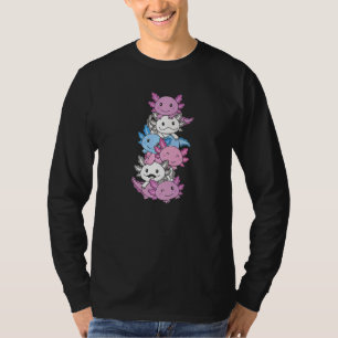 Camiseta Bandera Intersexual Gay Gander Queer Lgbtq Axolotl