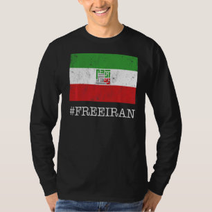 Camiseta Bandera iraní da vida a la libertad en farsi P ira