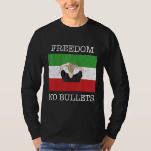 Camiseta Bandera iraní Mujeres de apoyo al puño en Irán WOM